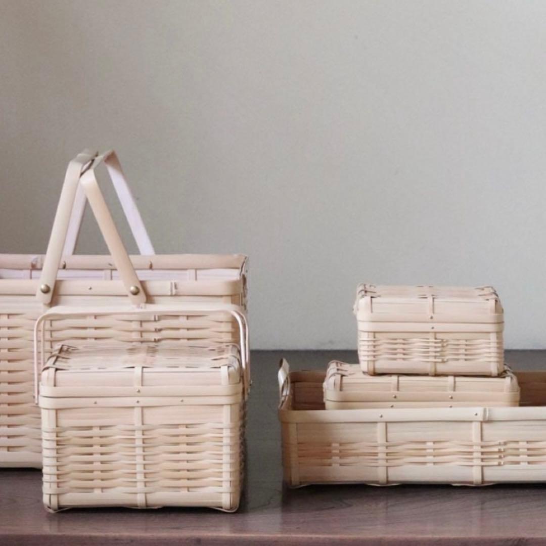 おじろ角物店　お茶かご