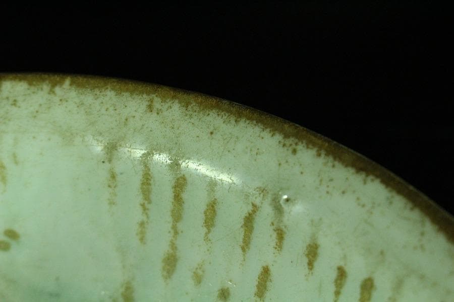 中国美術 青白磁 影青 碗 φ16.5cm 宋(K-XA723)