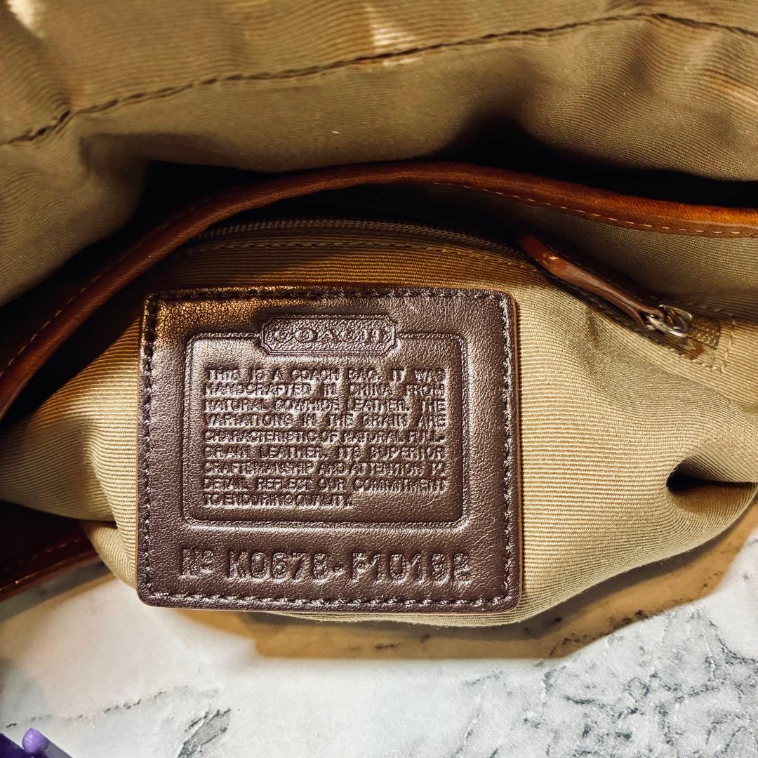 美品✨ COACH ソーホー 本革 レザー バイカラー ワンショルダー バッグ