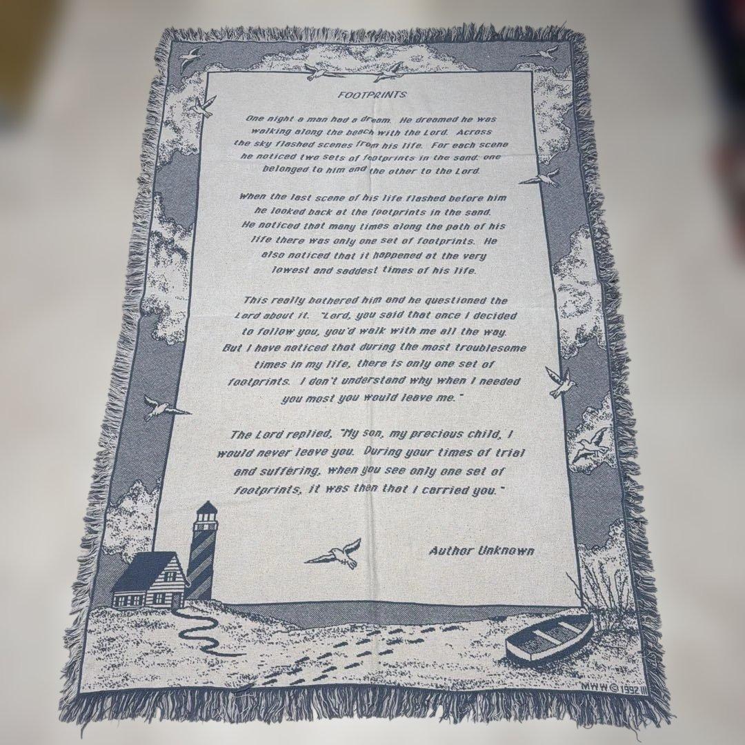 詩　マルチカバー　ソファカバー　ヴィンテージラグ　175x118