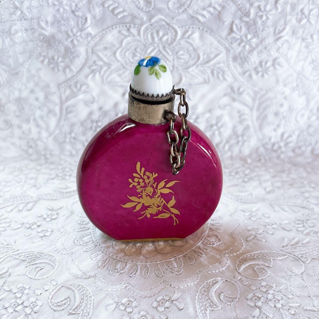 リモージュ 花柄 香水瓶 ❤︎ フランス製