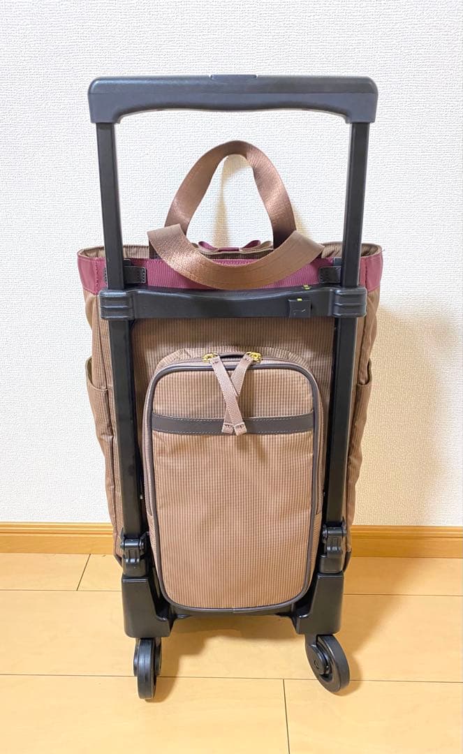SWANYスワニー キャリーバッグカート　ルバンドミニ　グレージュ　リボン