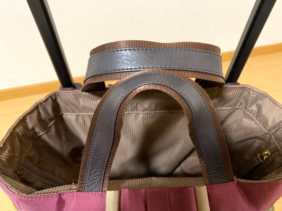 SWANYスワニー キャリーバッグカート　ルバンドミニ　グレージュ　リボン