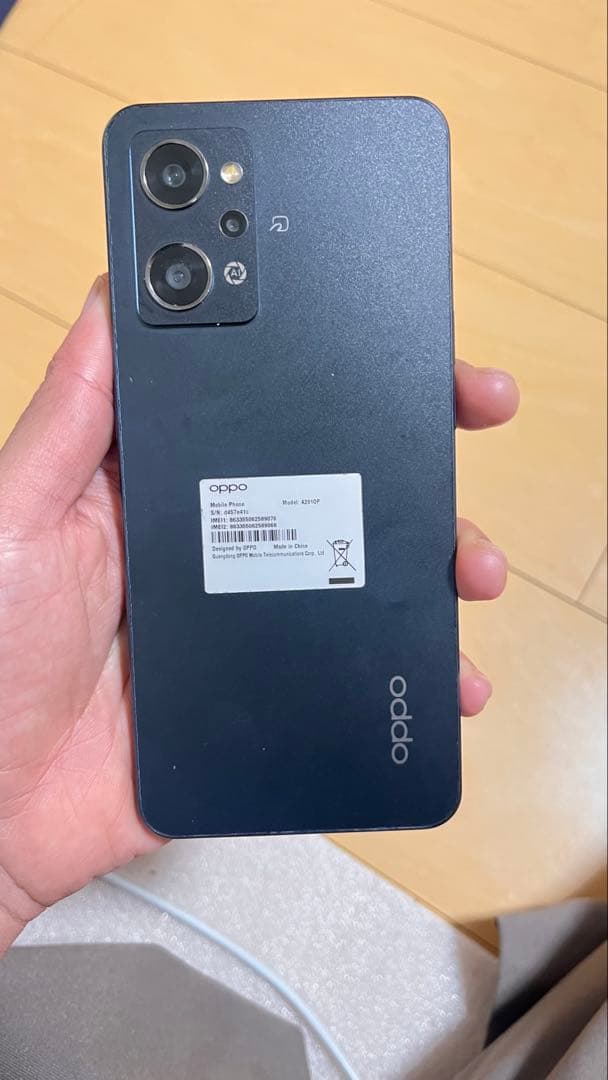 Oppo Reno 7a ブラック 本体