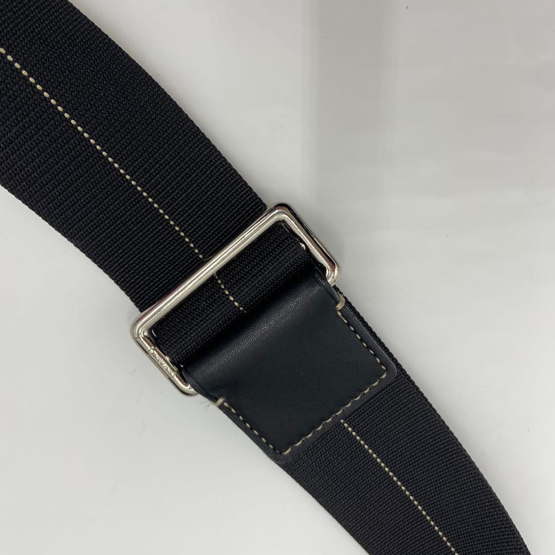 美品✨コーチ ショルダーバッグ F70078 ヘリテージ　シグネチャー ブラック