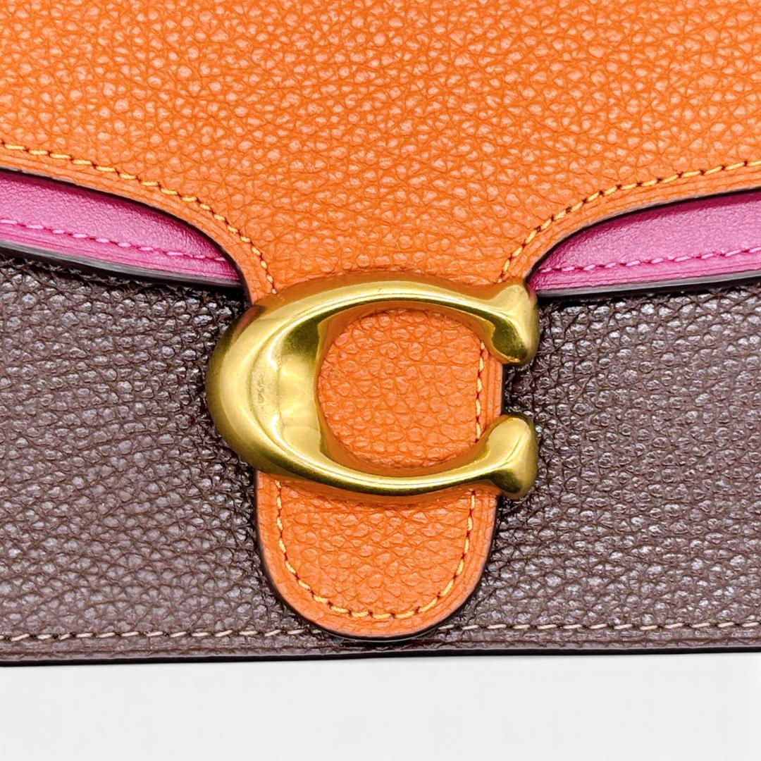 【美品✨】コーチ タビー クロスボディバッグ カラーブロック