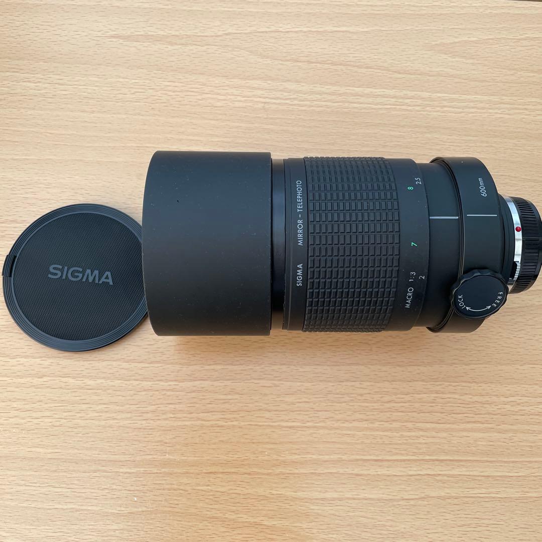 シグマ　600mm f8 ミラーレンズ
