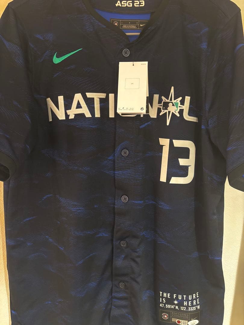 アクーニャjr. 直筆サイン ユニフォーム 2023オールスターゲーム