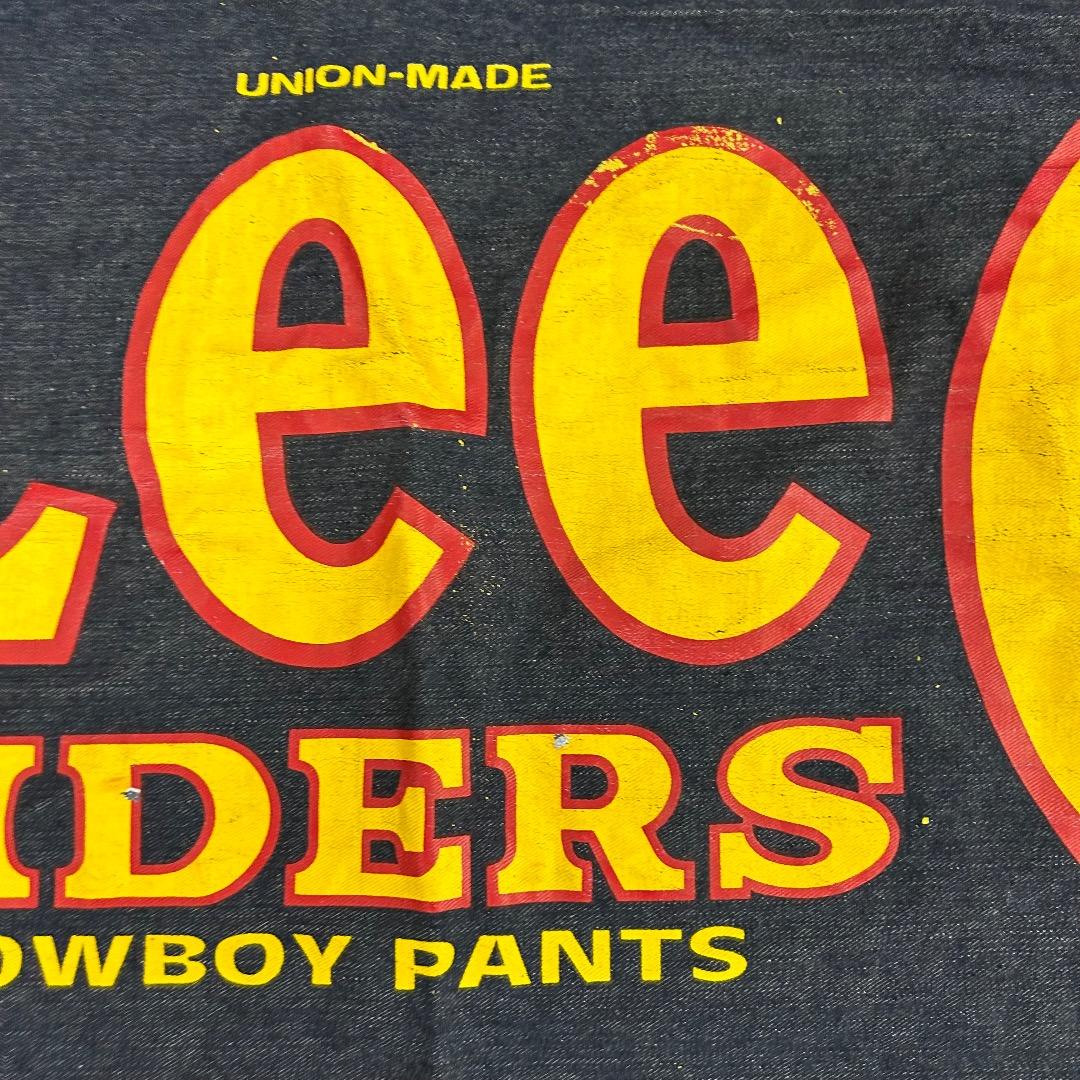 ヒ*ヨ様 超希少 Lee ヴィンテージデニムバナー 90s レア 非売品 販促用