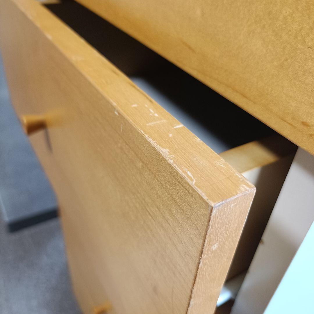 無印良品　希少廃盤モデル　メープル　木製 6段チェスト 収納家具 タンス