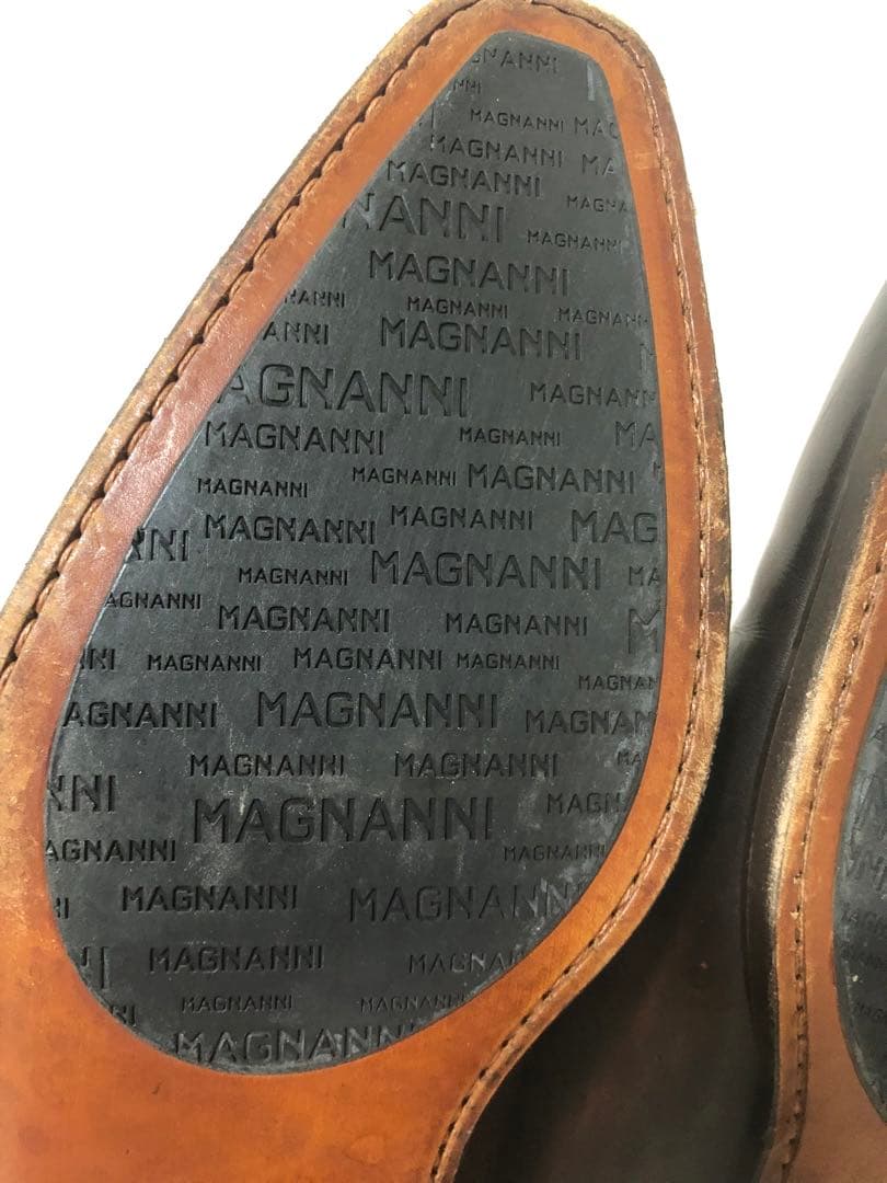m*a様 MAGNANNI 13232 オパンケ レザーホールカットドレスシュー
