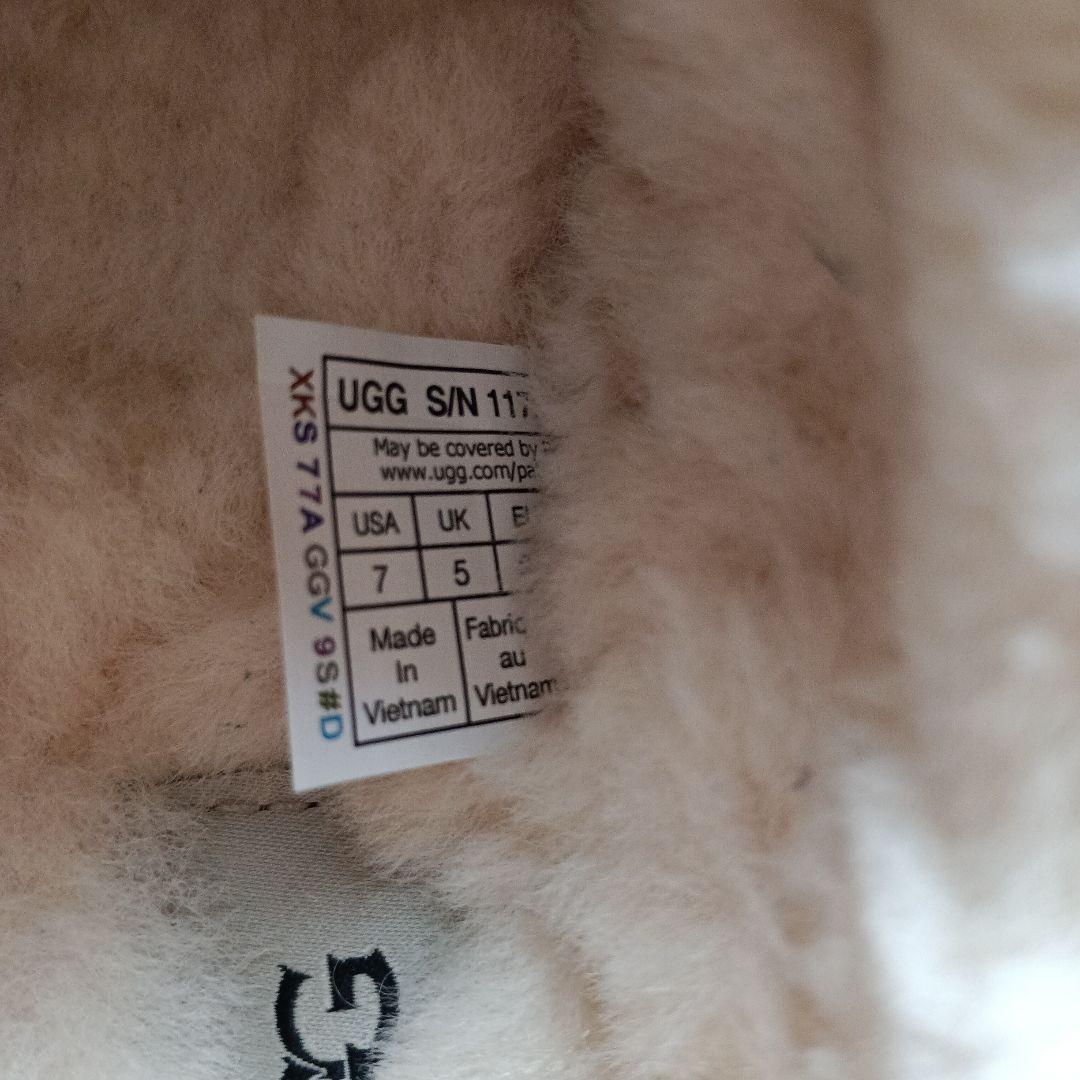 <美品>UGG ムートンショートブーツ ブラック USA 7