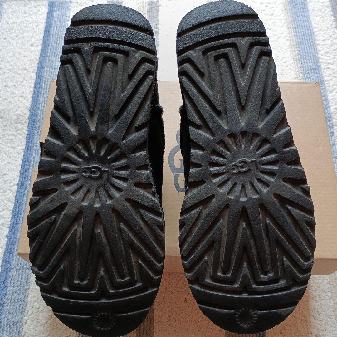 <美品>UGG ムートンショートブーツ ブラック USA 7