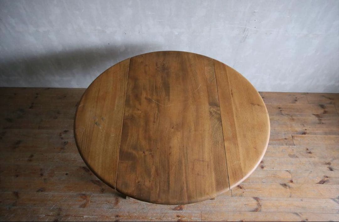 【ごん】英国アンティーク アーコール ERCOLドロップリーフテーブル