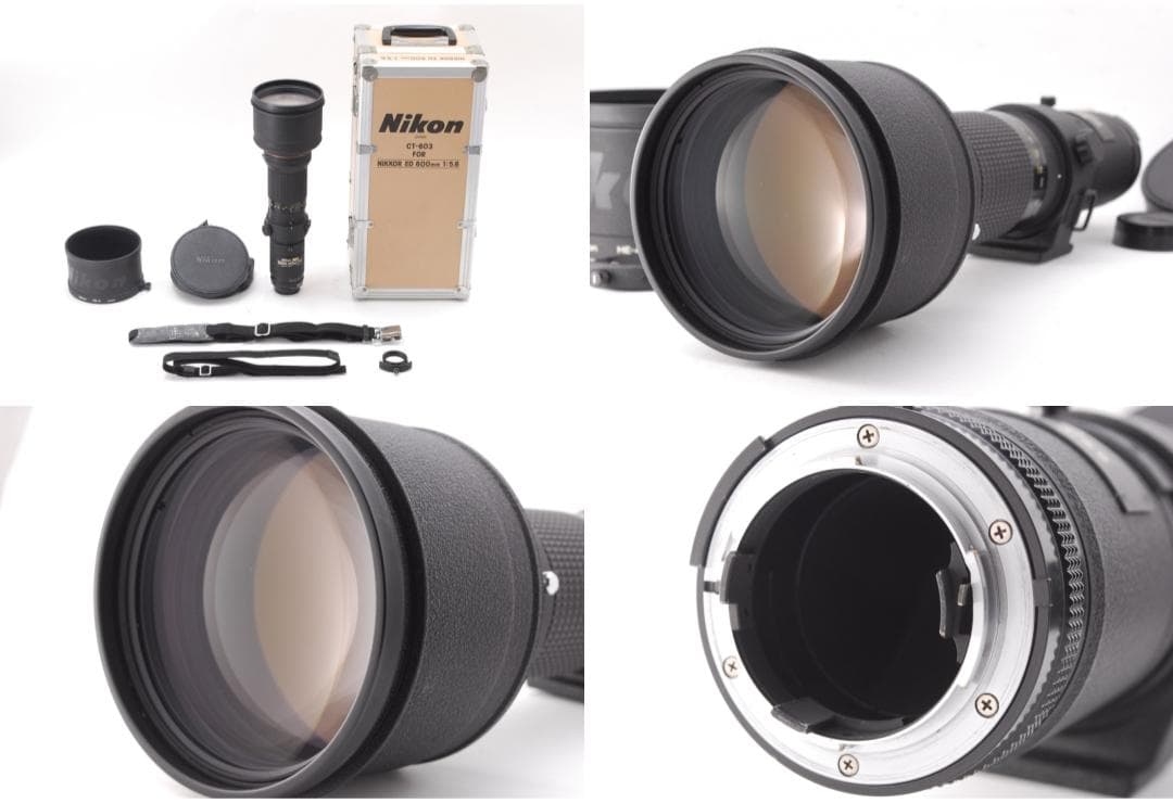 【超美品】Nikon Ai-S ED 600mm f/5.6 レンズ ケース付
