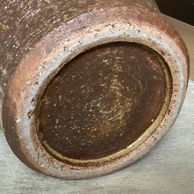 大壺　傘立て 小鹿田焼 刷毛 庭　壺　風情　陶器 大甕　甕　水甕　インテリア