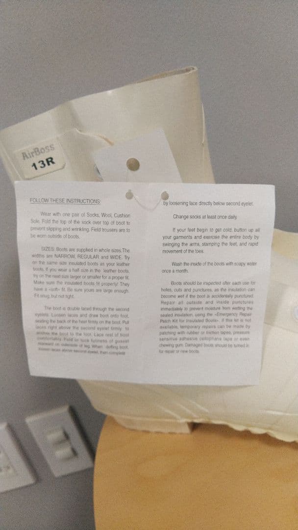 ホワイト 新品　ミリタリー　バニーブーツ　ミッキーブーツACTON13R 米軍