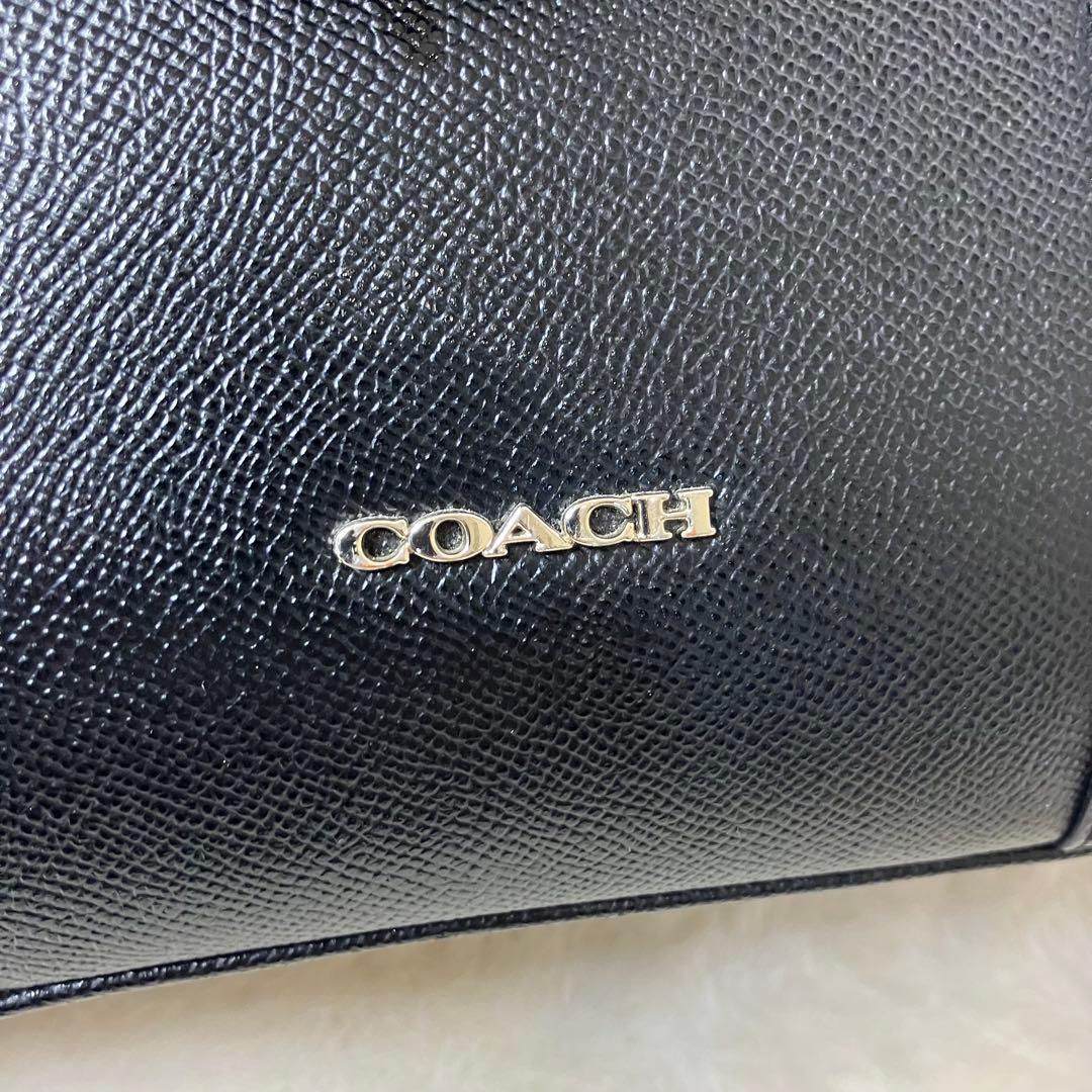 コーチ✨メトロポリタン 2way ３室 A4 ビジネスバッグ サフィアーノレザー