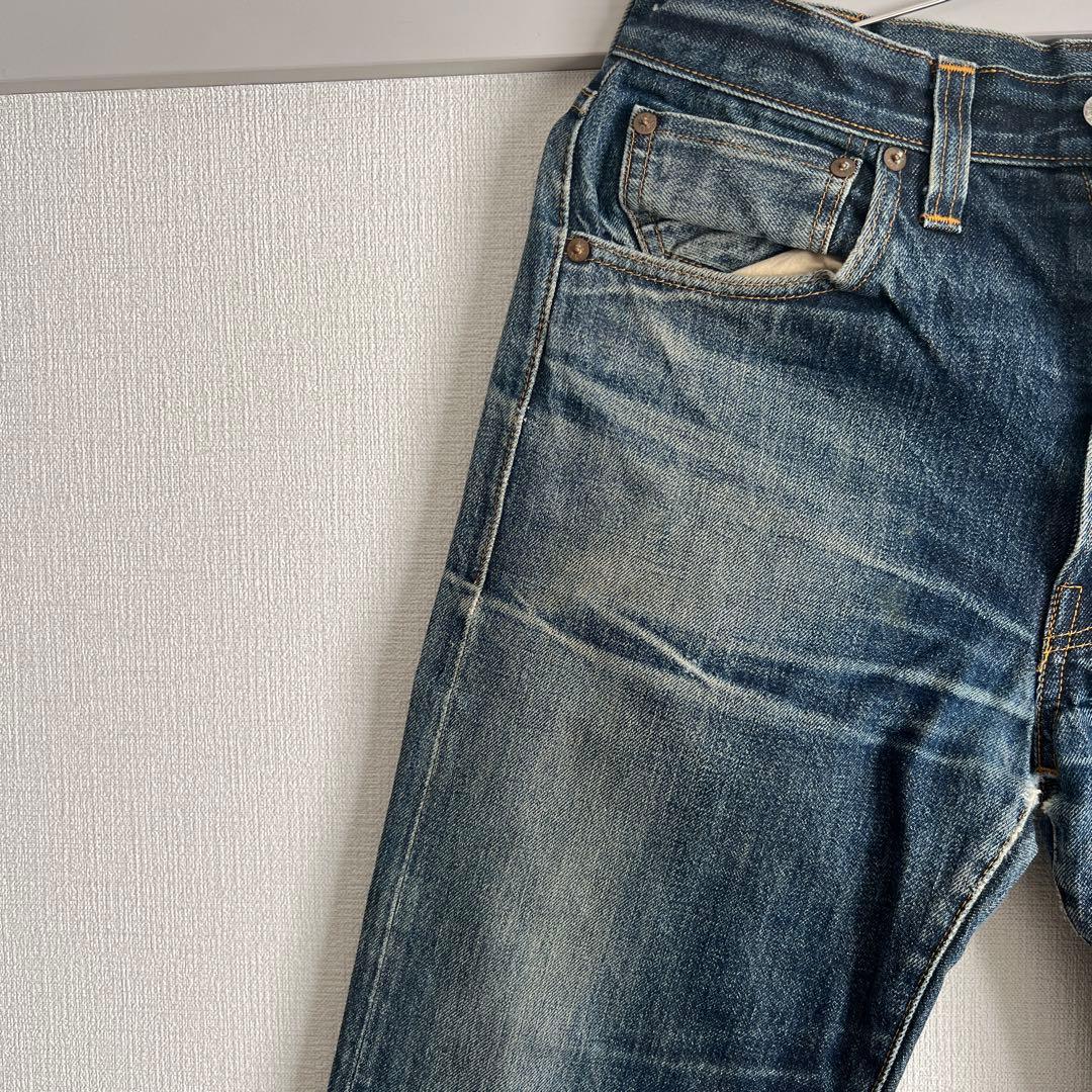 希少 Levi's 501XX W32 赤耳 ビッグE 色落ち最高ハチノス鬼ヒゲ