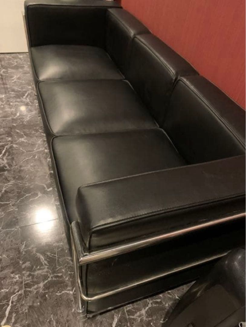 最終値下げ【送料込】ル・コルビュジエ LC2 3P ソファ