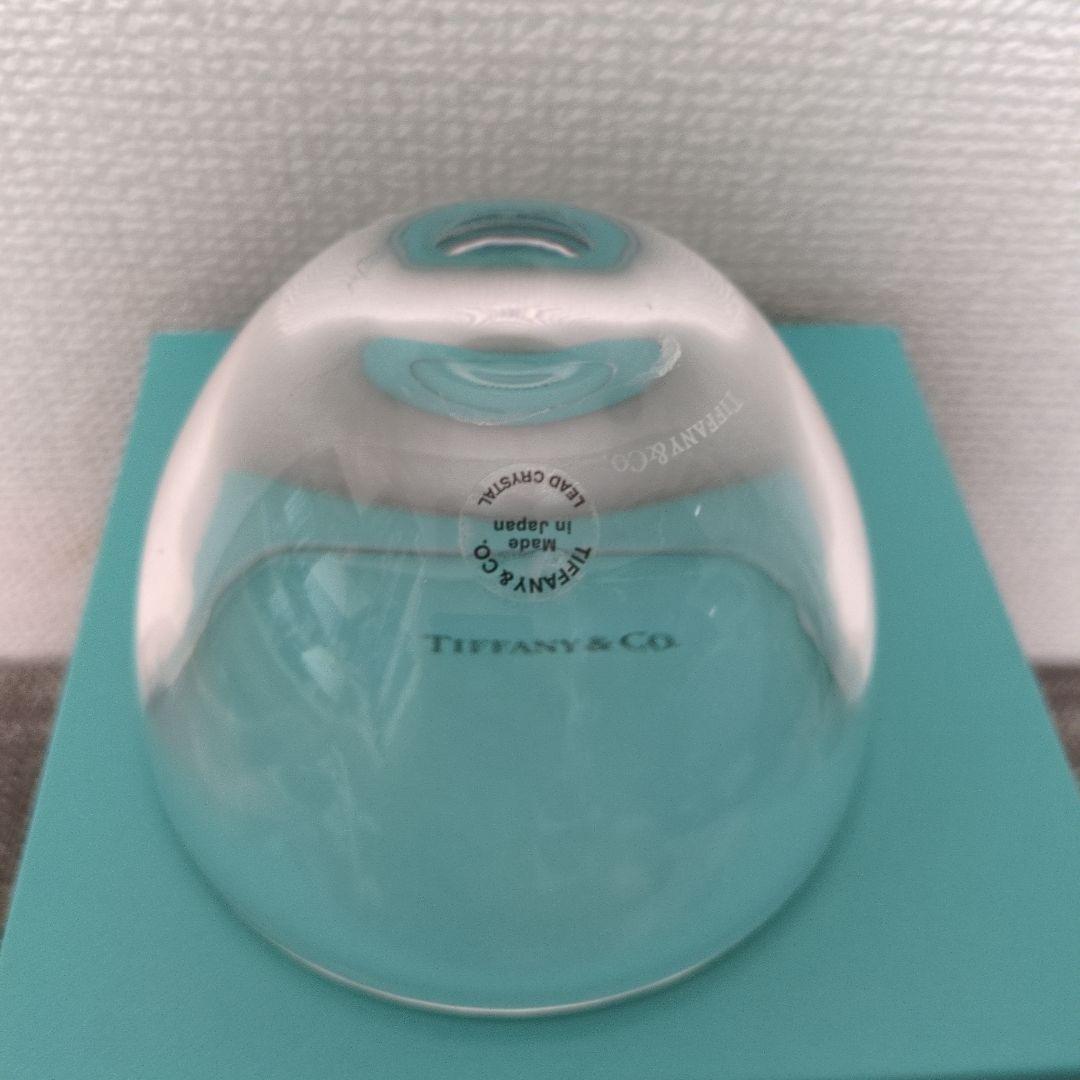 （新品、美品）Tiffany & Co. リンゴ型ガラスケース