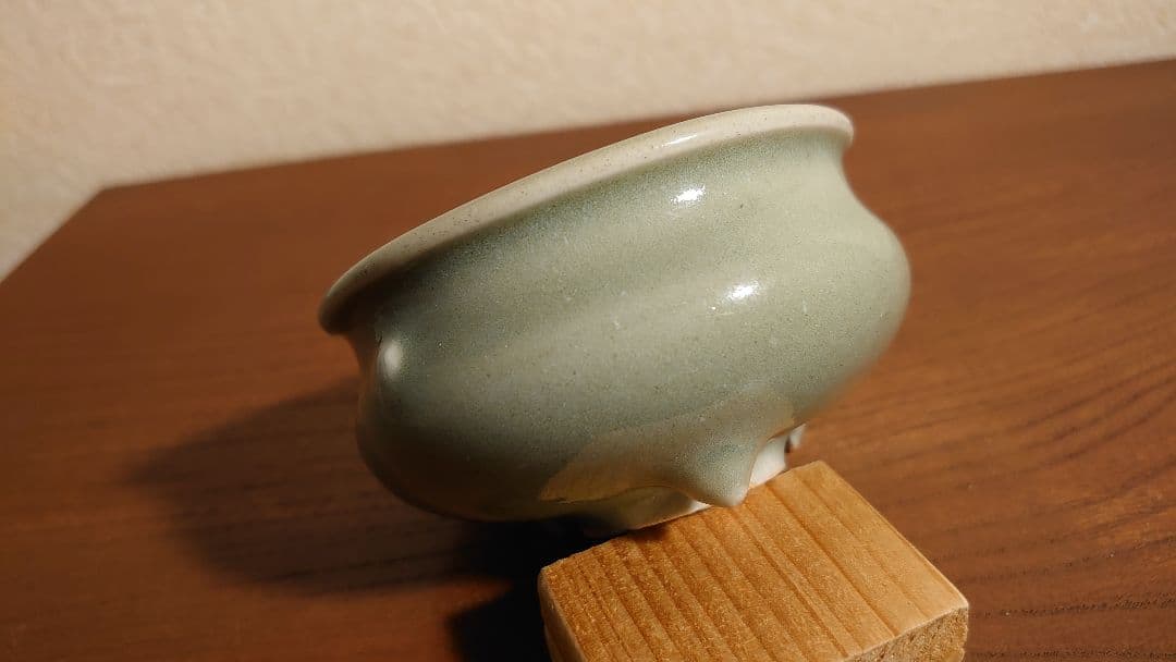 李朝　青磁　香炉　アンティーク青磁　諏訪蘇山　蘇山　１客