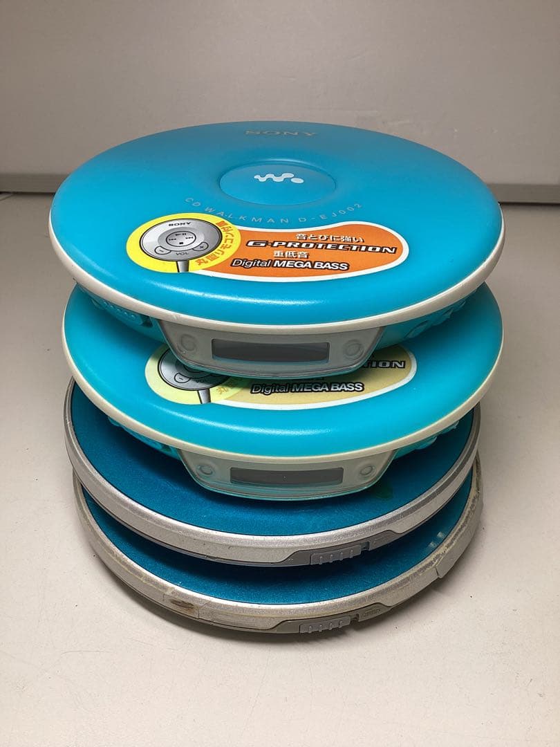 ば*こ様 SONY WALKMAN ポータブルCDプレーヤー 4台セット