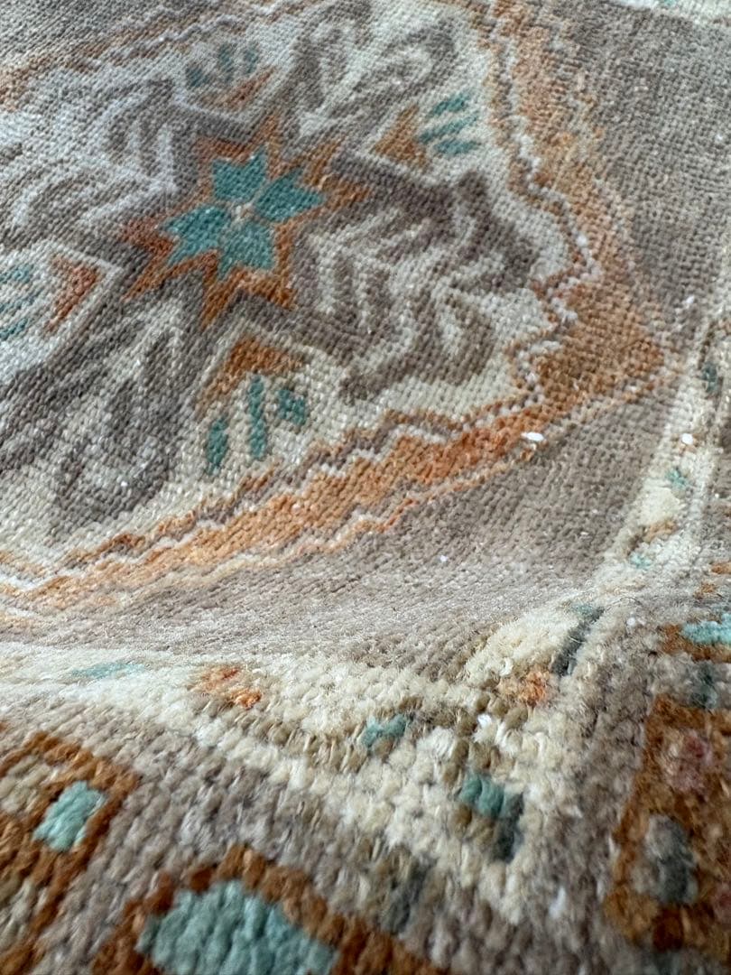 No.1 トルコヴィンテージラグ　52cm×45cm