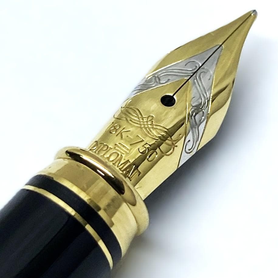 DIPLOMAT 18K 万年筆 ゴールド W.GERMANY