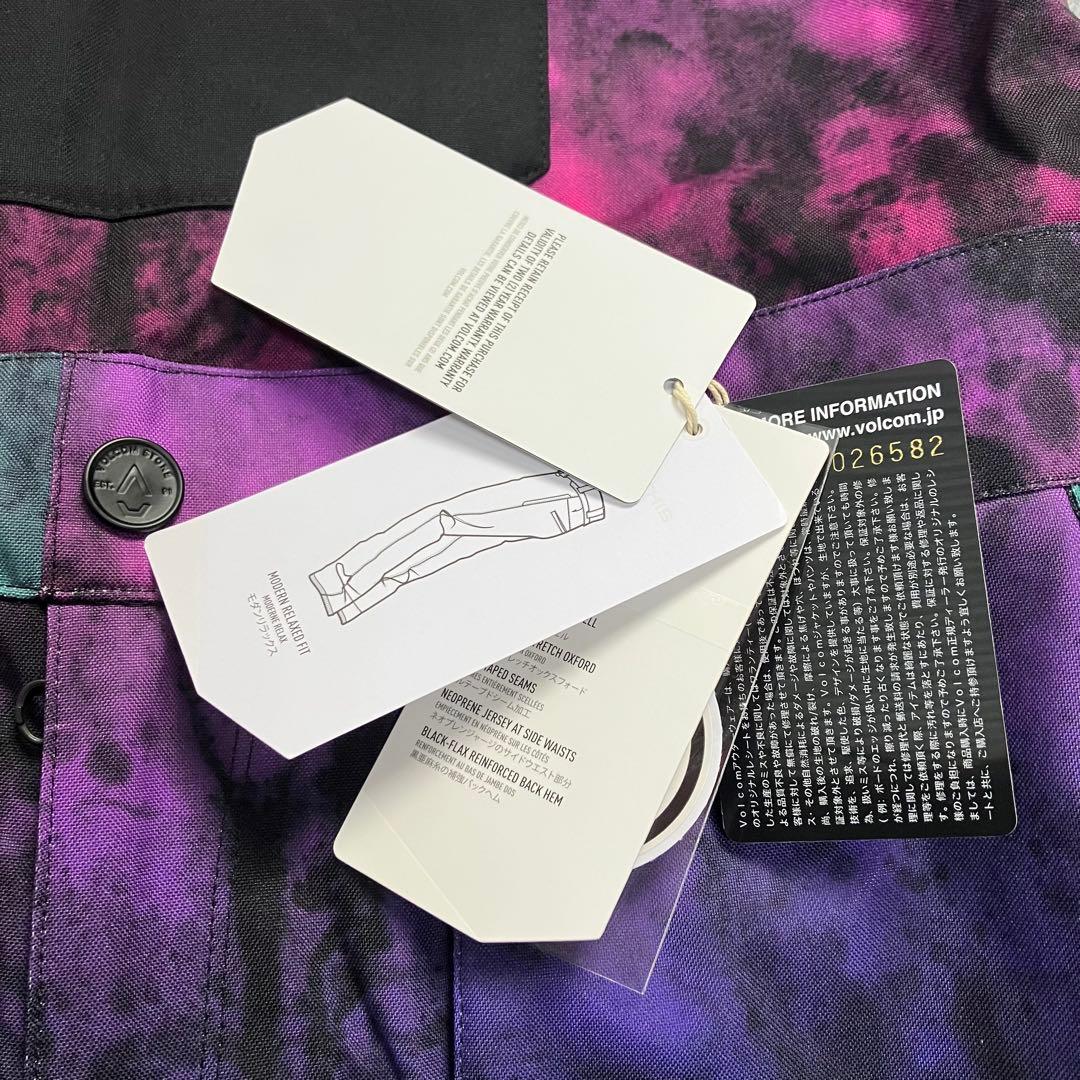 未使用　ボルコム　VOLCOM　スノボウェア　パンツ　メンズ　M　多色　パープル