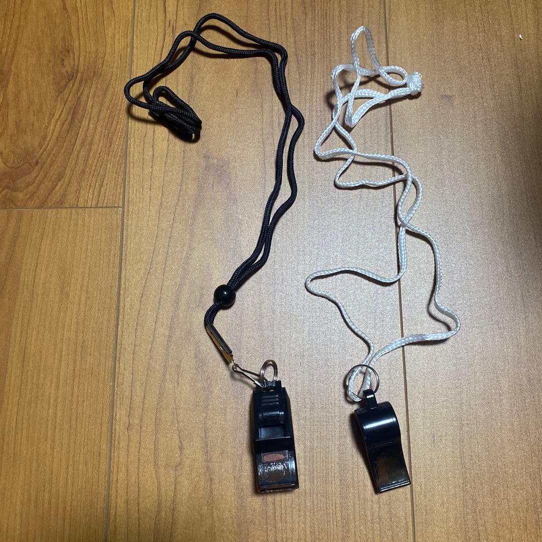 バスガイド黒 笛 2個セット