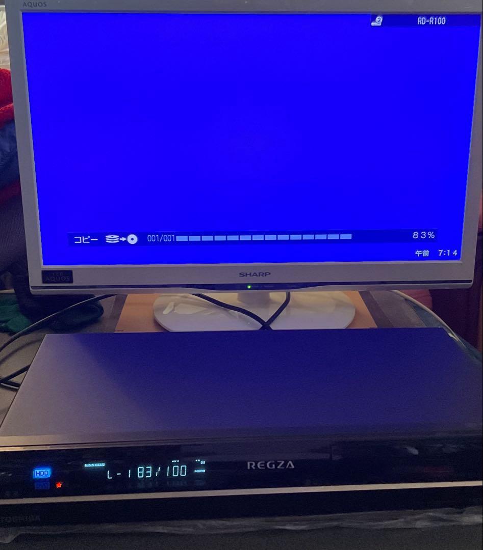 TOSHIBA REGZA RD-R100 DVDレコーダー（地デジ対応）