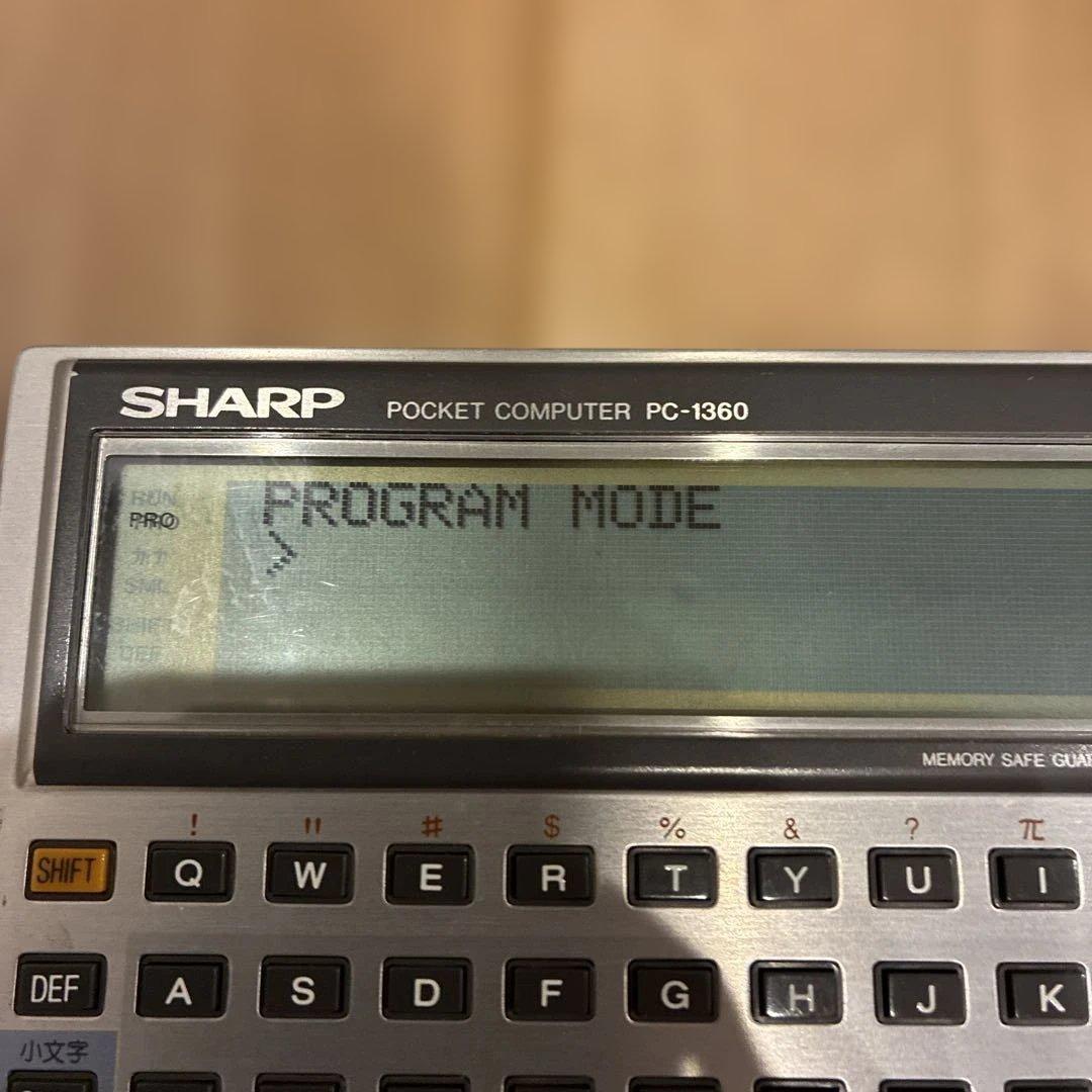 SHARP ポケットコンピュータ PC-1360