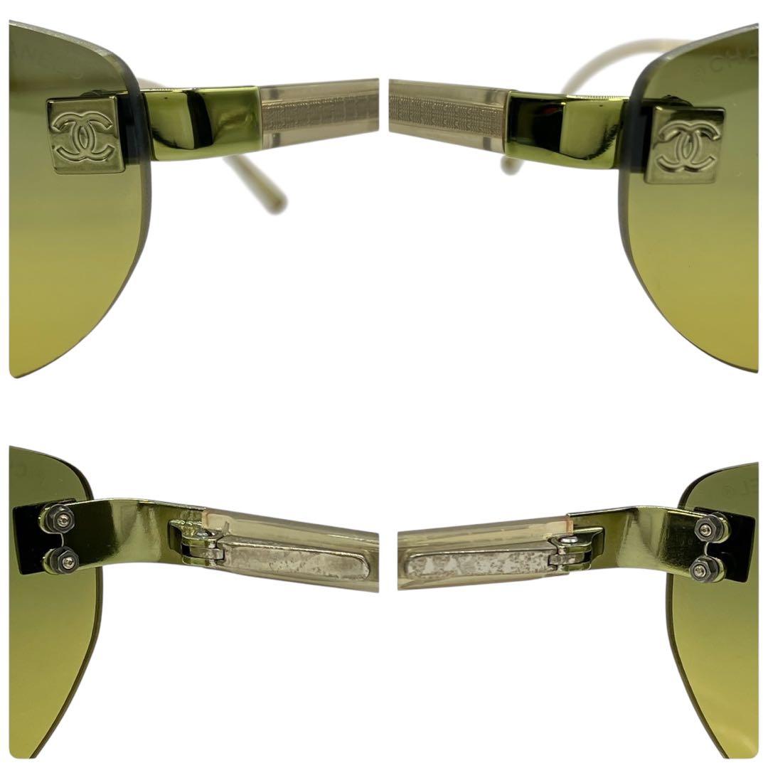 CHANEL サングラス アイウェア リムレス　フレームレス ココマーク グラデ