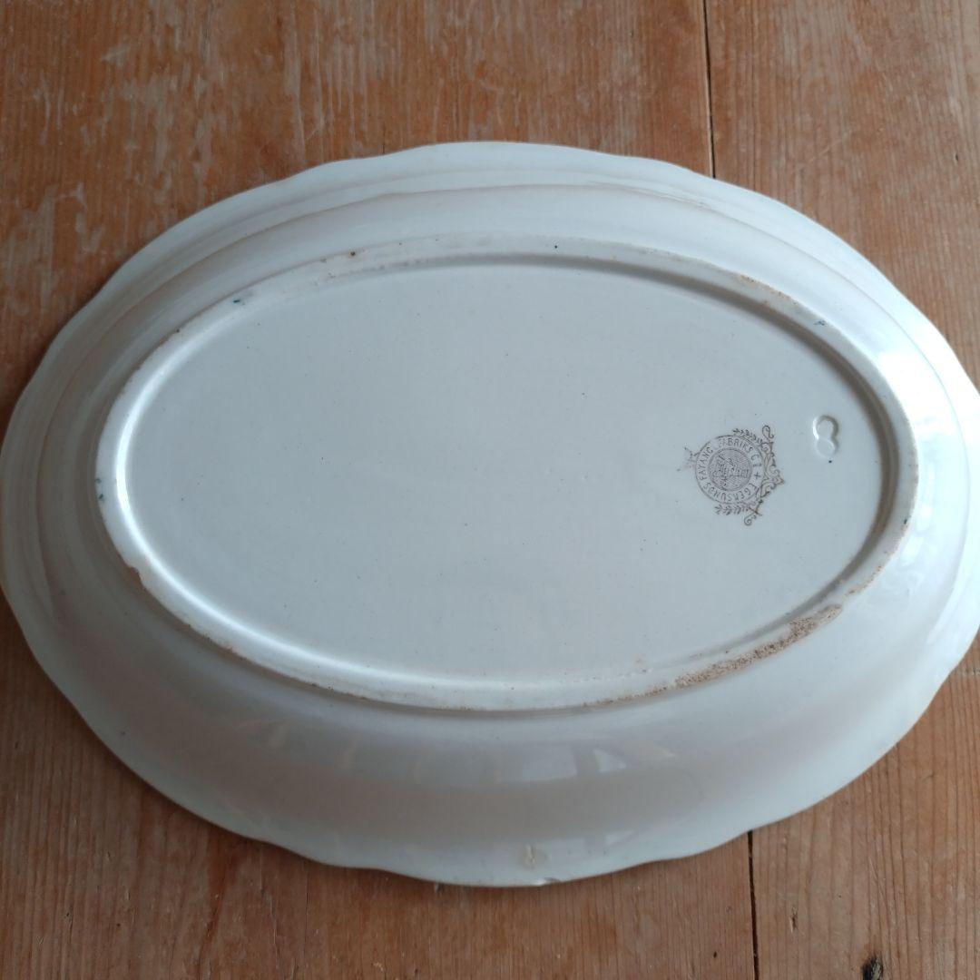 アンティーク オーバル皿
