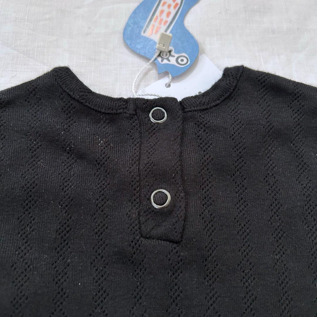 WOLF & RITA フリル襟の花柄ロンパースセットアップ　 74