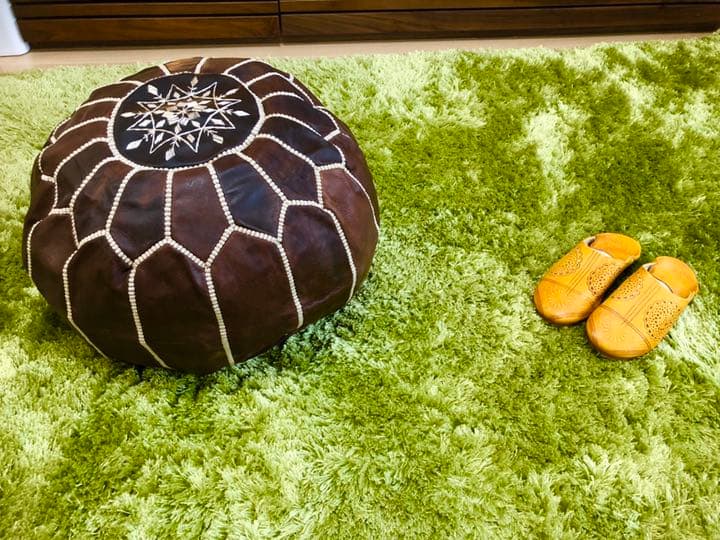 上質モロッカンププ☆オールレザー