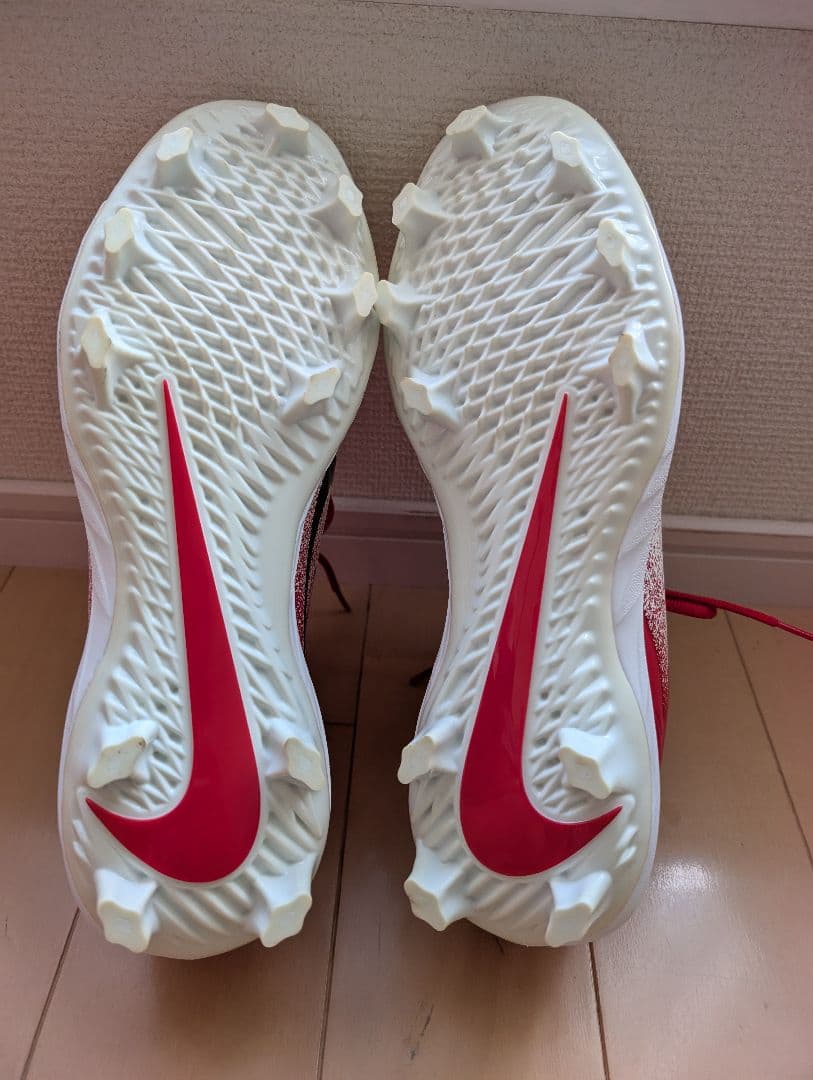 野球スパイクNike Vapor スパイクシューズ レッド/ホワイト