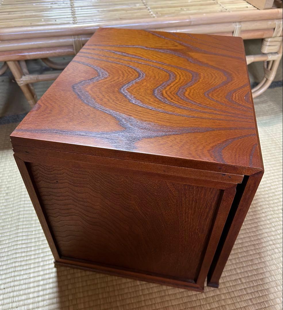 折りたたみ文机　高級　けやき　日本製