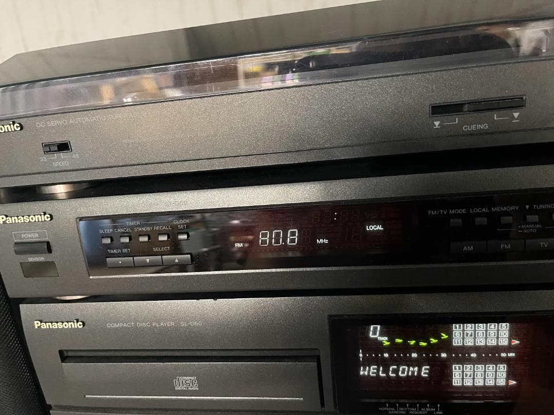 パナソニック システムコンポ 通電確認 動作難有り SUD-50 SB-D50