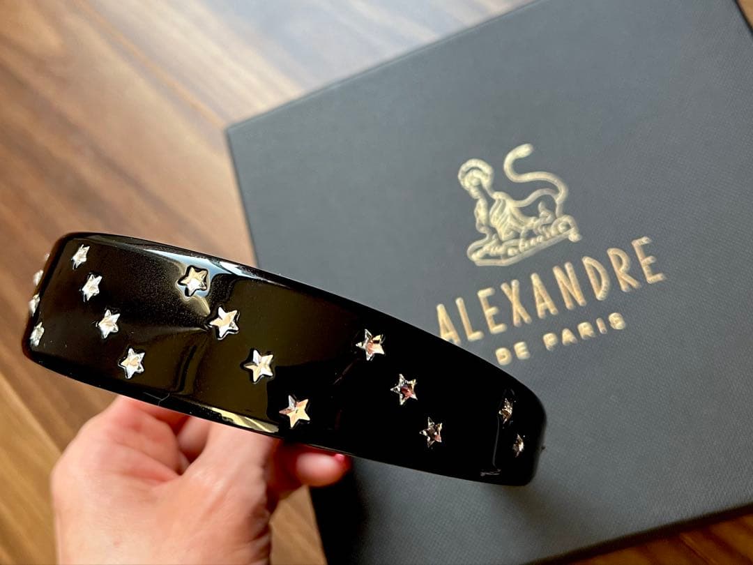 美品ALEXANDRE DE PARIS カチューシャスワロフスキークリスタル