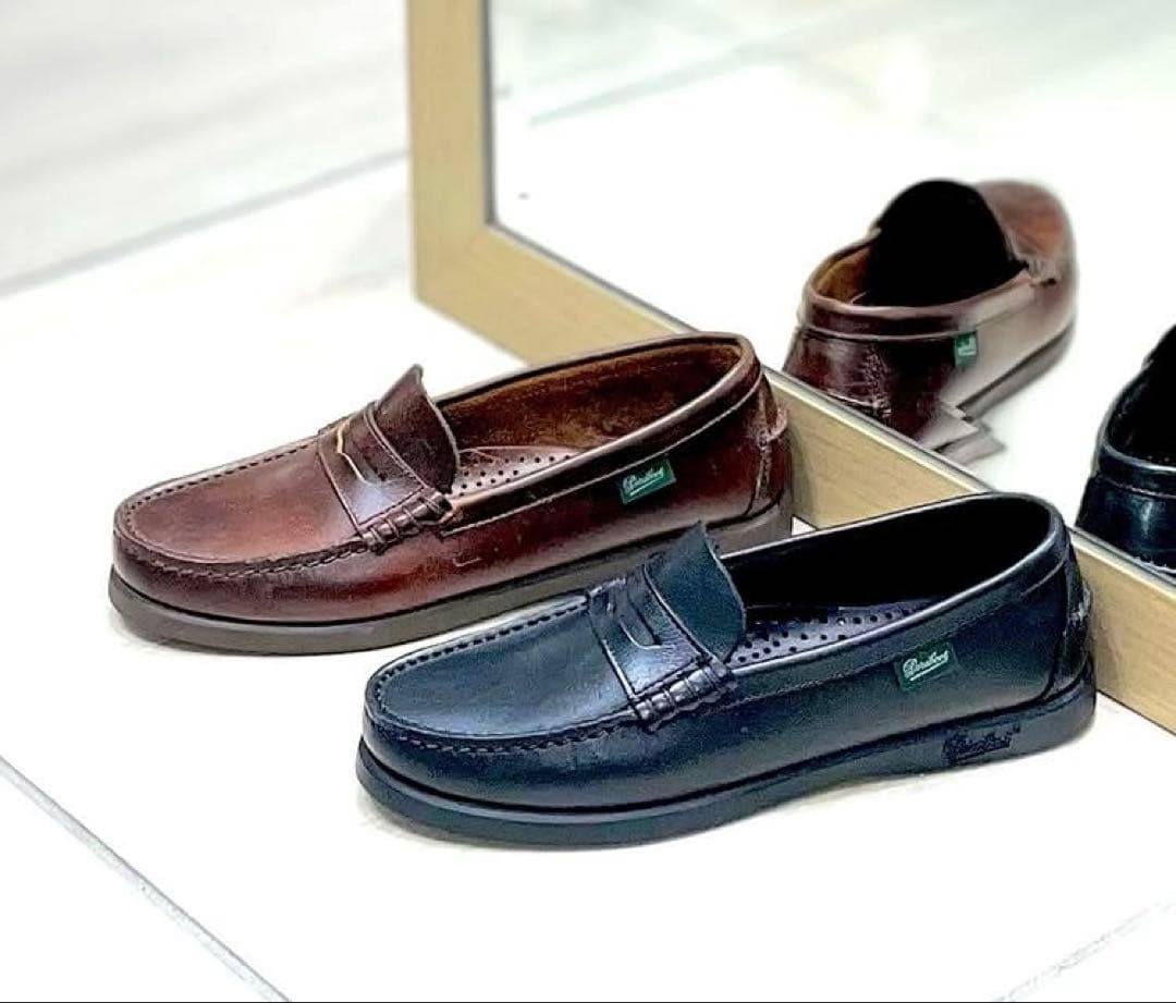 6.5【美品】CORAUX コロー PARABOOT ローファーパラブーツ