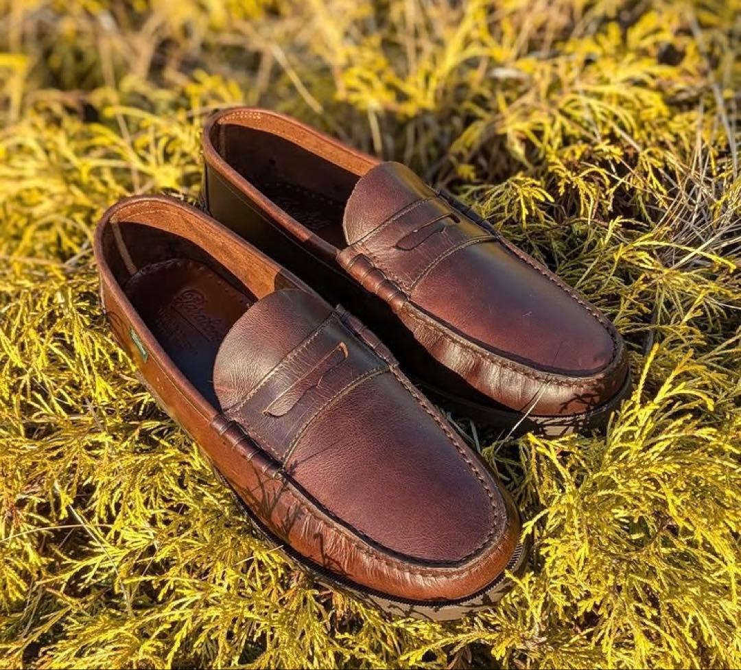 6.5【美品】CORAUX コロー PARABOOT ローファーパラブーツ