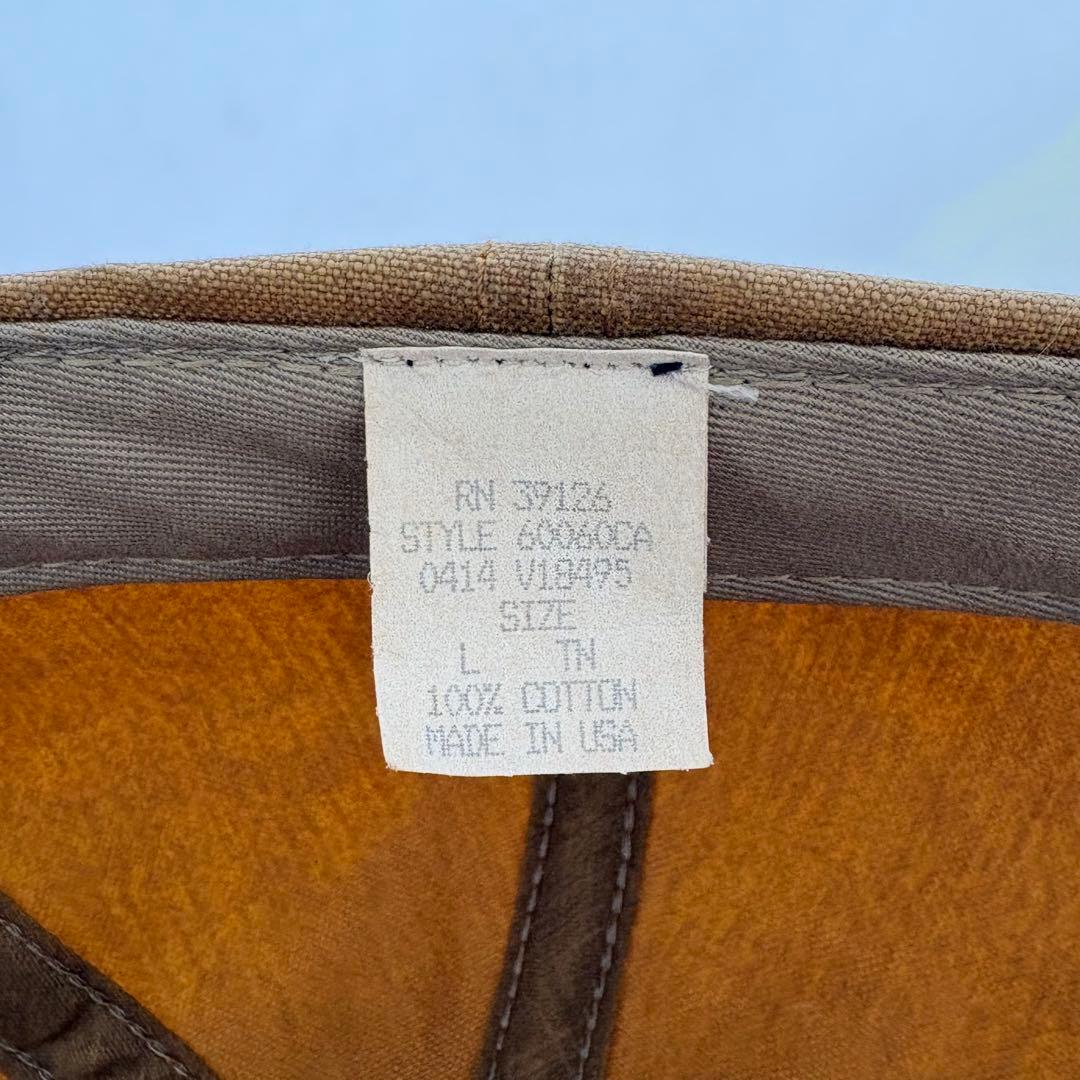 90s FILSON オイルドコットン ロゴエンブロイダリー キャップ USA製