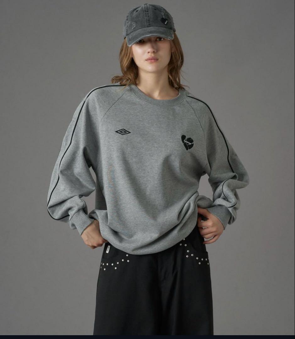 【 UMBRO×ONCILY 】パイピングドローコードスウェット