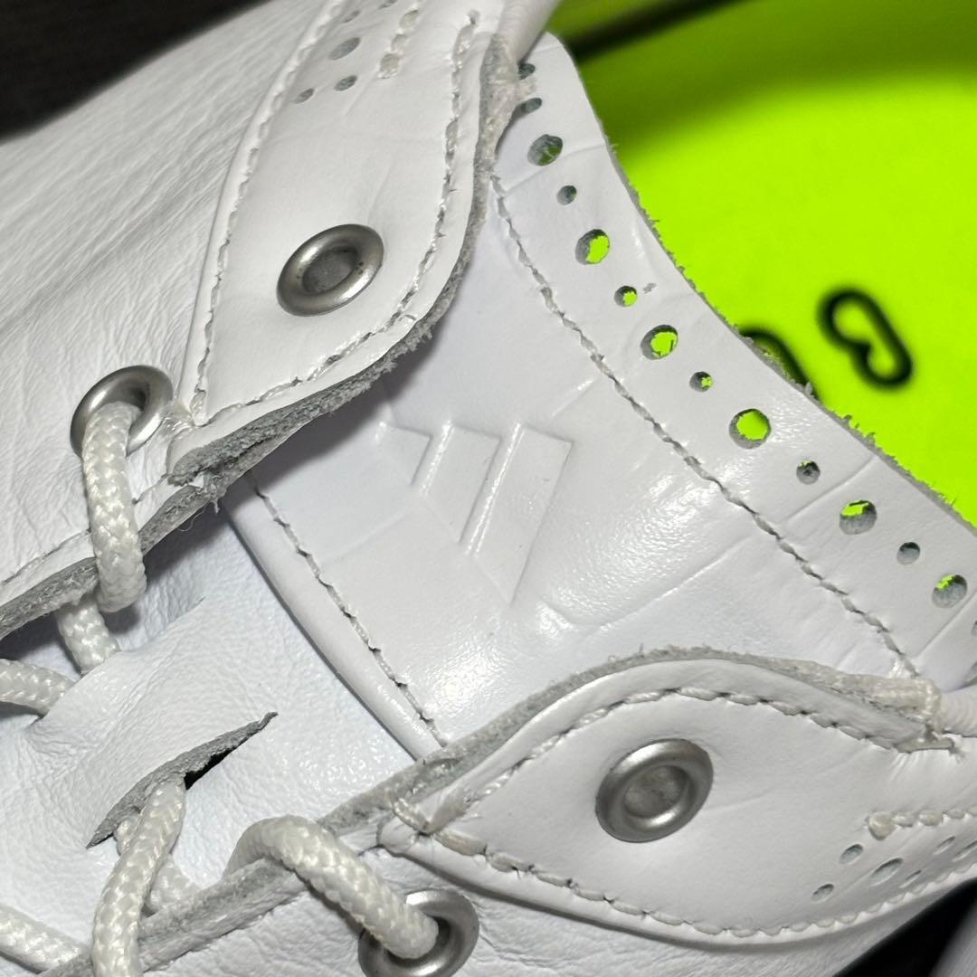 25.5cm adidas Golf MC80 ゴルフシューズ ID4748 白