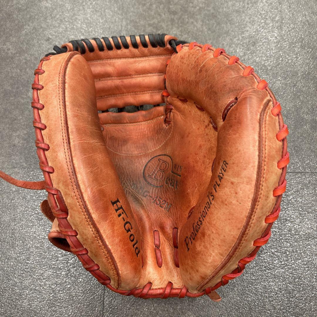 【美品】Hi-Gold ハイゴールド　軟式野球　キャッチャーミット　Hワッペン