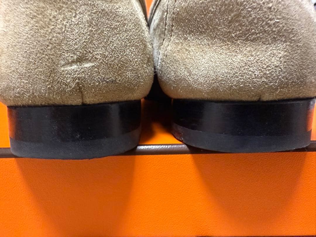 HERMES エルメス モカシン ロワイヤル フリンジ ベージュ　36 1/2