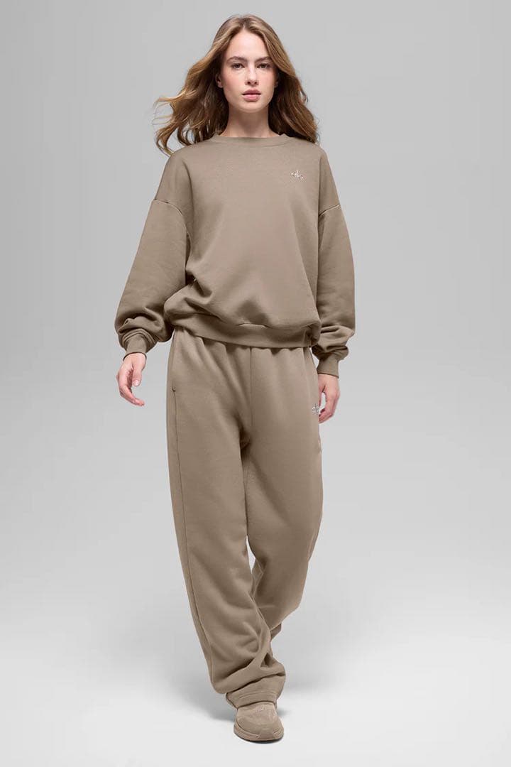 alo yoga Accolade クルーネック プルオーバー