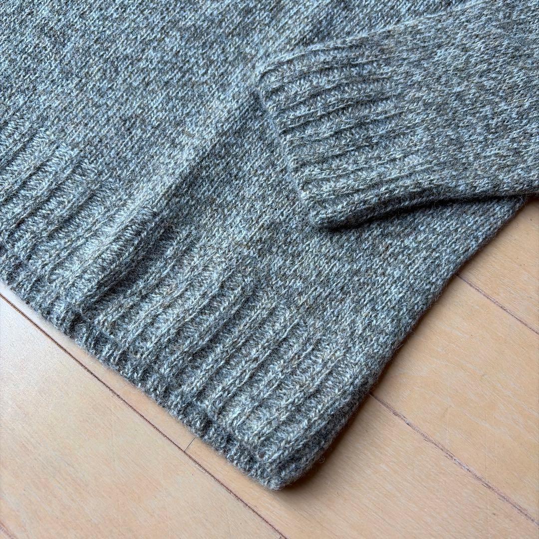 【新品】ハイネック セーター ハーレーオブスコットランド マッシュルーム 44